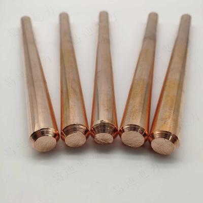 China 3/4“ 19mm Aarde Rod Solid Copper Earth Rods Te koop