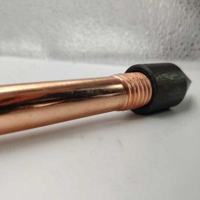 China 3 4 bewegen Grund-Tiefenerder Rod Galvanized Copper Earth Rods 19mm Schritt für Schritt fort zu verkaufen