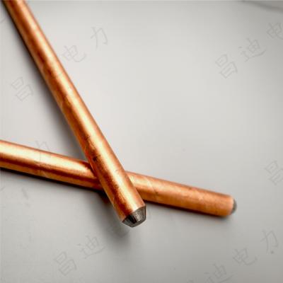 China Frau Earthing Rod 19mm kupferner verbundener Stahl- Grund-Rod zu verkaufen