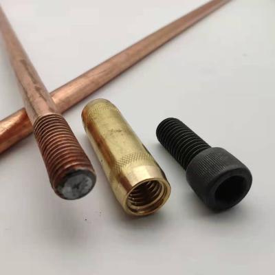 China Corrosion Resistant Pointed Head Copper Clad Earth Rod with Ra0.8 Surface Roughness for sale