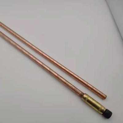 China 16mm Electrical Earth Rod with Pointed Copper Clad Steel Material for Optimal Grounding for sale