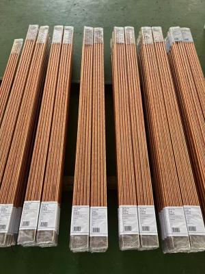 China Uniformly Coated Copper Electrical Earth Rod for Grounding System with Pointed Head for sale