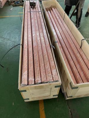 China Threaded End Electrical Earth Rod with 0.254mm Copper Layer for Stable Performance for sale