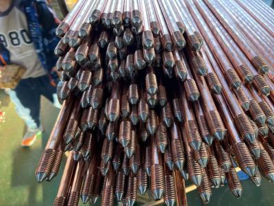 China Corrosion-Resistant Copper Clad Earth Rod For Grounding System With Stable Performance for sale