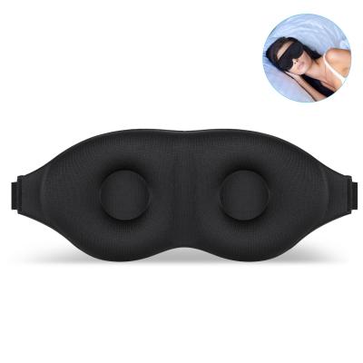 China Lightweight 3D Cutout Cup Sleeping Eye Masks and Blocking Headband, Concave Molded Overnight Sleep Eye Masks for Travel Yoga Sleep for sale