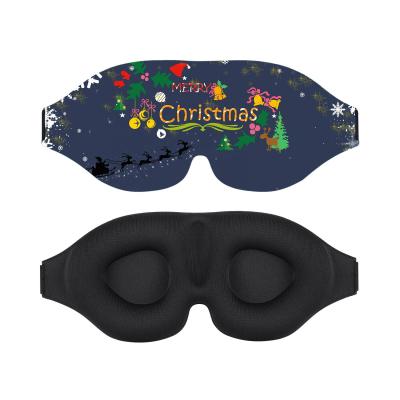 China Factory price 3d memory foam eye mask sleep eye mask christmas eye mask cheap gift 3d for travel yoga naps for sale