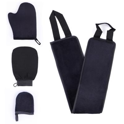 China 2021 Eco Friendly High Quality 4 In 1 Velvet Self Tanning Glove With Thumb Maker for sale