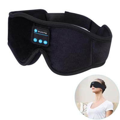 China 3d music wireless eye mask sleep musical eye mask blutooth 5.0 for sleep, air travel, meditation and relaxation for sale