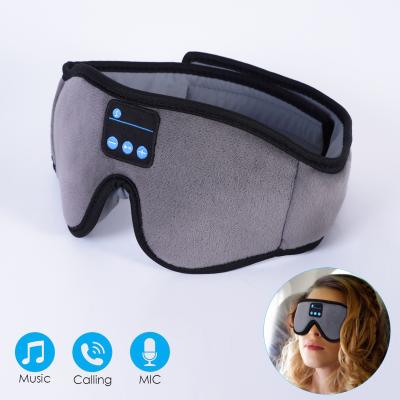 China Hot Selling 5.0 Dark Circles Sleep Earphones Blutooth Eye Mask New With Headset Sleep Blutooth 3D Music Eye Mask for sale