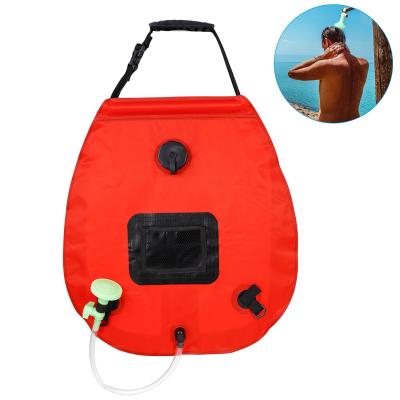 China Lightweight Solar Camping Shower /bag For Shower 20L/5 Gallon Solar Heating Camping Shower Bag For Outdoor Camping Vacation for sale