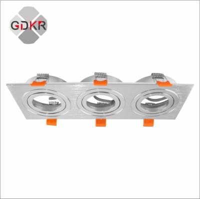 China 220v Track Lights Adjustable/Fixed Round/Square Gu10 View 12W Led Ceiling Spotlight Retrofit Led Downlight Led Module for sale