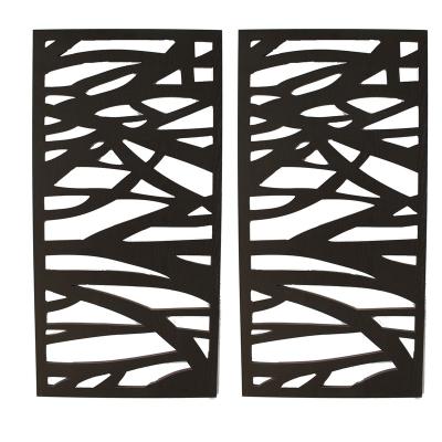 China Europe WPC Plastic Decorative Screen Divider Wpc Garden Fence for sale