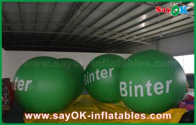 China 2.5m Groene Reus Opblaasbare Led Helium Ballon voor Reclame Te koop