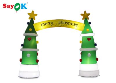 China ROHS Decoraciones inflables de Navidad Arco del árbol de Navidad 4 * 3.2mH en venta