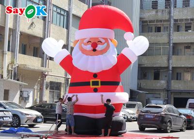 China Large Inflatable Santa Claus blow up Xmas Decoration For Outdoor Activity for sale