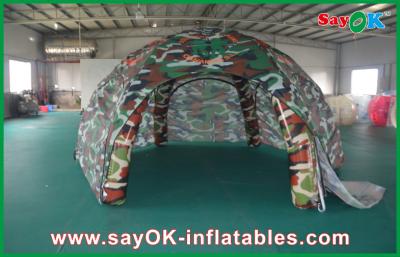 China Va la tienda inflable al aire libre del aire de la prenda impermeable inflable de la tienda del aire libre, tienda inflable militar de la bóveda de la araña en venta