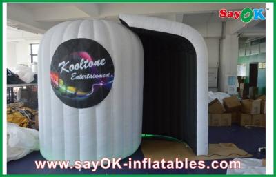 Cina Portatile divertente di Logo Printed Inflatable Photo Booth dei puntelli della cabina della foto per la presa della foto in vendita