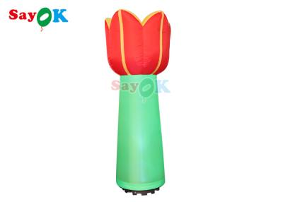 China 190T Oxford Cloth 3D Inflatable Flower Model For Outdoor Advertising Promotion Display for sale