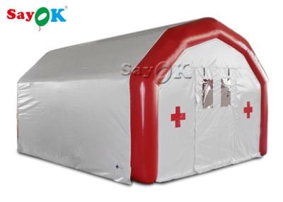 Chine Tente médicale gonflable de Polonais hôpital mobile hermétique gonflable de tente de grand pour placer les lits médicaux à vendre