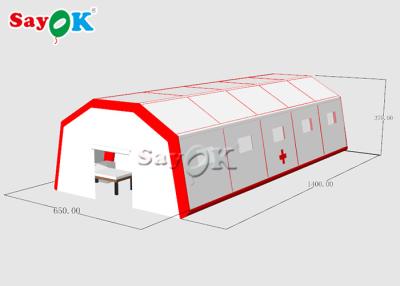 Chine Tente gonflable construite rapide gonflable d'air de Gaint de tente d'abri pour placer GV ROHS de la CE de patients à vendre