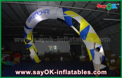 China Arco inflable de la entrada gigante al aire libre del arco iris del diseño del puente del arco para el acontecimiento Logo Printing de encargo en venta