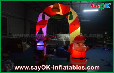 Chine Voûte gonflable de décoration de Noël de voûte d'arcade de tissu de location gonflable de Mylon avec la lumière de LED à vendre