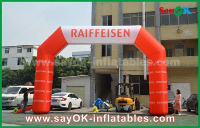 China Inflatable Rainbow Arch Oxford Cloth Inflatable Arch Gate Entrance With Logo Print For Event for sale