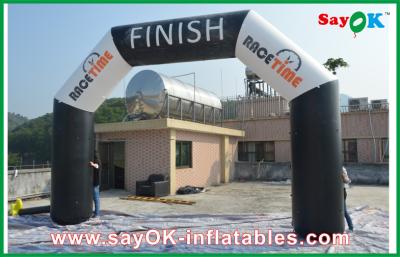 China Inflatable Finish Arch OEM Large Print Inflatable Arch For Racing Advertisment W7mxH4m for sale