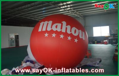 China globo al aire libre de iluminación promocional del helio del partido del Pvc de 0.2m m que hace publicidad de los globos inflables en venta