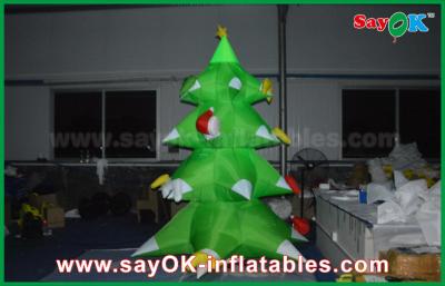 China Groene Nylon Opblaasbare Kerstboom LEIDENE Verlichting 2.5mm Nylon voor Kerstmis Te koop