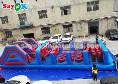 China Inflatable Obstacle Course PVC Long Inflatable Obstacle Game For Outdoor Sports , Amusement Park for sale