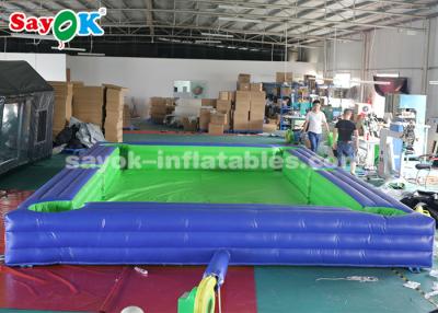 China Niños inflables grandes de los juegos de los deportes de los juegos inflables del jardín que juegan el campo inflable de la bola de billar de los billares en venta