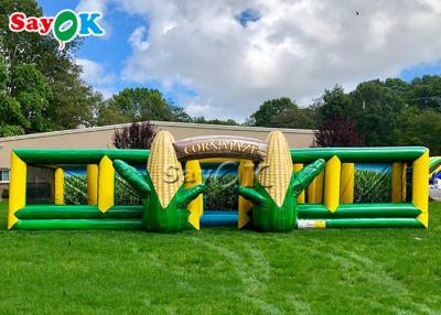 China Inflatable Garden Games Children Tarpaulin Inflatable Sports Games Halloween Corn Maze for sale