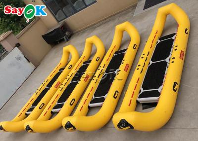 Cina Barche gonfiabili in PVC giallo Disposizione rapida Flota fluviale Kayak Canoa Flota di salvataggio in acqua in vendita