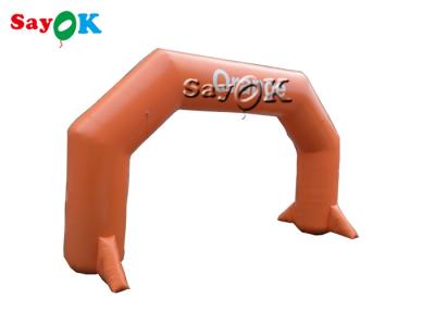 China Orange PVC Inflatable Entrance Arch For Event Advertising Promotion for sale