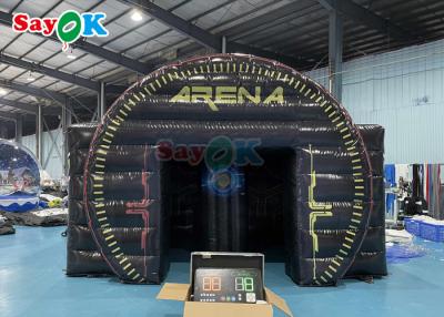 China Funny Inflatable IPS Sport Games Inflatable Interactive Center Light Battle With Play System Arena Tent for sale