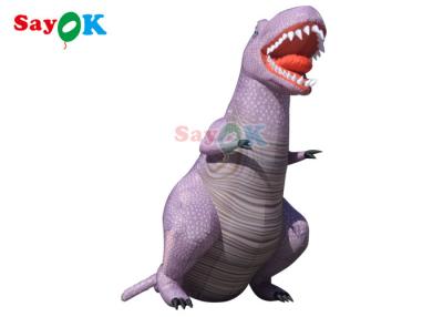 China Inflatable Christmas Dinosaur Large Size 5m Inflatable Tyrannosaurus Rex Dinosaur Full Printing for sale