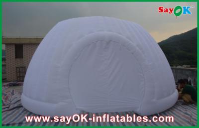 China Strong Oxford Cloth Dome Inflatable Tent , Commercial Inflatable Roundness Tent Party Tent With LED Light for sale