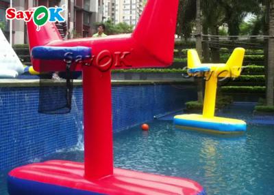 China Yellow Inflatable Basketball Hoop for sale