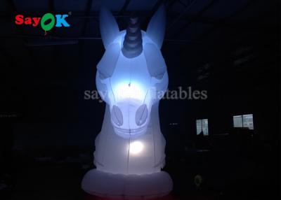 Cina 210D LED Unicorno gonfiabile in vendita