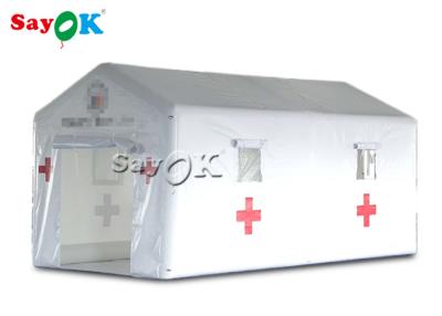 Chine Tente médicale gonflable temporaire d'urgence blanche 6x3x3mH à vendre