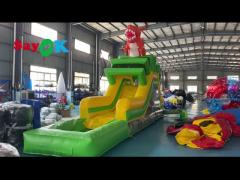 Portable Inflatable Bouncer Slide Gorilla Themed Blow Up Water Slide