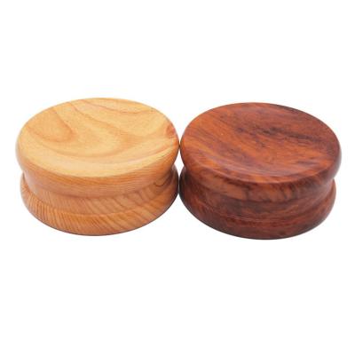 China Herb Smoking Weed Grinder Manual Herb Smoking Wooden Grinder Grinder Wooden Factory Direct Tobacco 2 Layers for sale