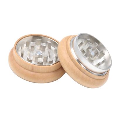 China New Design CNC Herb Grinder 55mm Teeth Wood Grinder Aluminum Spice Grinder for sale