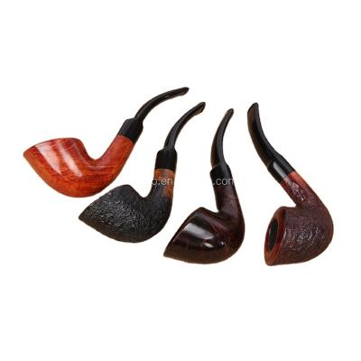 China Long Pipe Traditional Chinese Pieces Tobacco Novelty Straight Wooden Smoking Pipe for sale