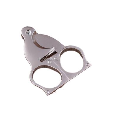 China Traditional Sharp Blade Cigar Accessories Professional Custom Design LOGO Cigar Cutter Wholesale for sale