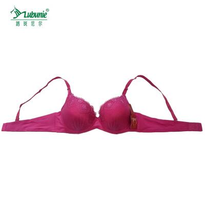 China LUBUNIE Antibacterial New Products Two Natural Hook-and-Eye Lift Young Women In Bras for sale