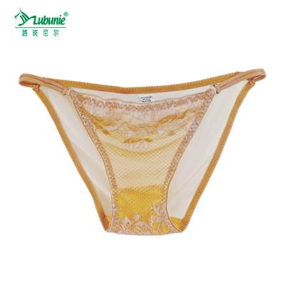 China LUBUNIE Antibacterial Ladies Lace Up Panties Women Lingerie for sale