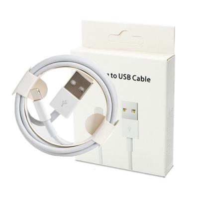 China Mobile phone factory promotion usb data charger cable wire for cable for apple core with paper box packag for sale