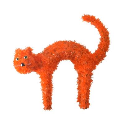 China Halloween Tinsel Cat Scary Tinsel Decoration for Room Party Supplies HW Festival for sale